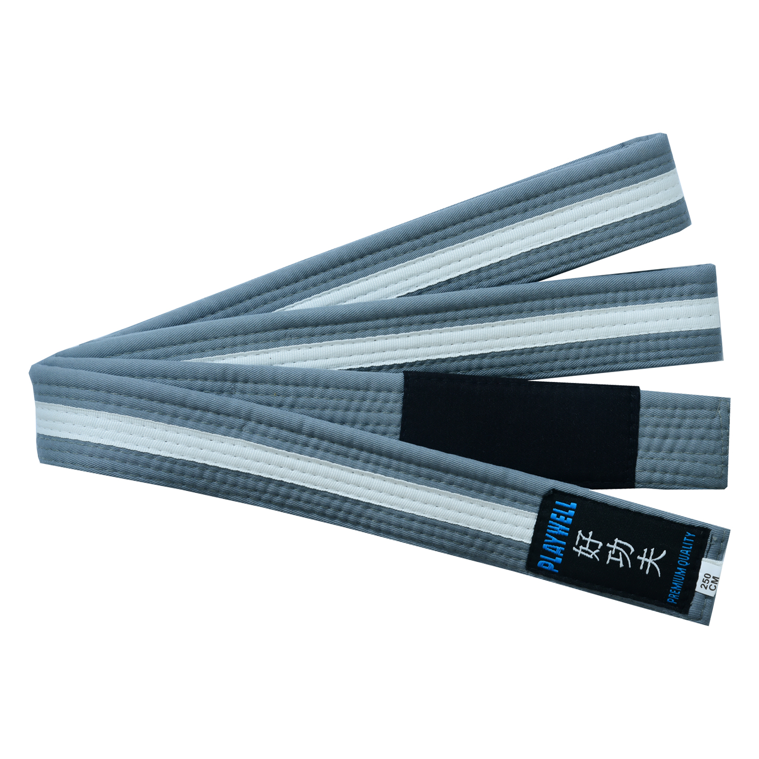 Childrens Grey Jiu Jitsu Belt - White Stripe - Click Image to Close