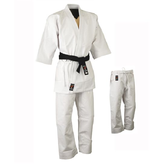 Karate 14oz Heavyweight Suit - White - Click Image to Close
