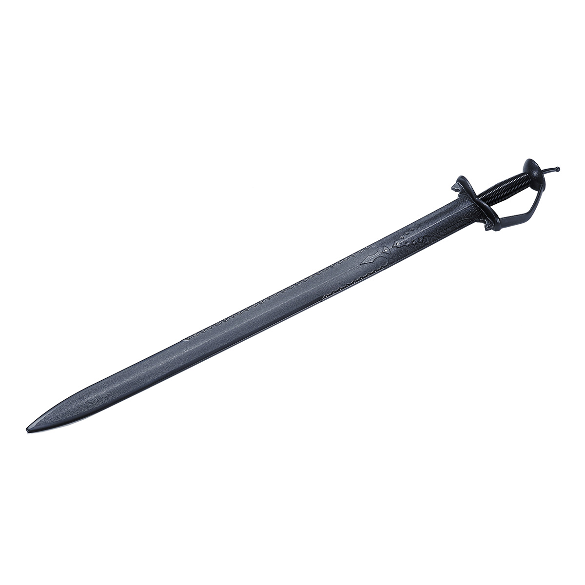 Black Polypropylene Indian Khanda Sword - Click Image to Close