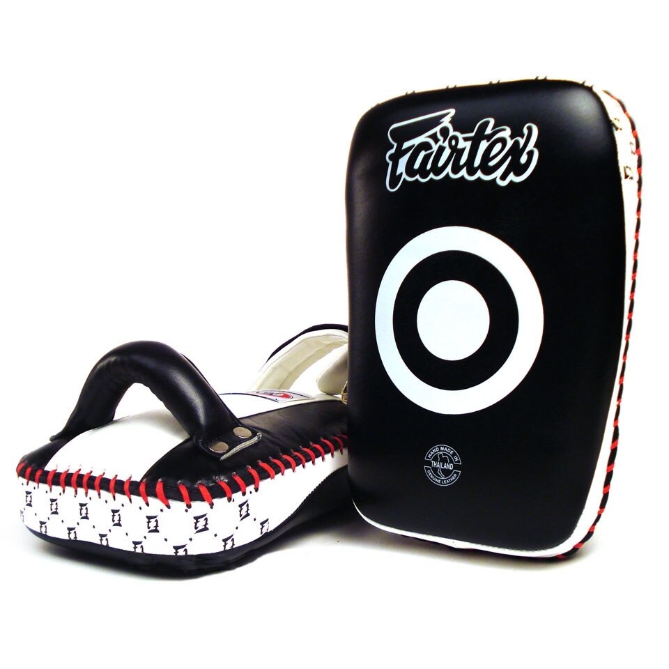 Fairtex KPLC1 Small Curved Thai Kick Pads - Click Image to Close