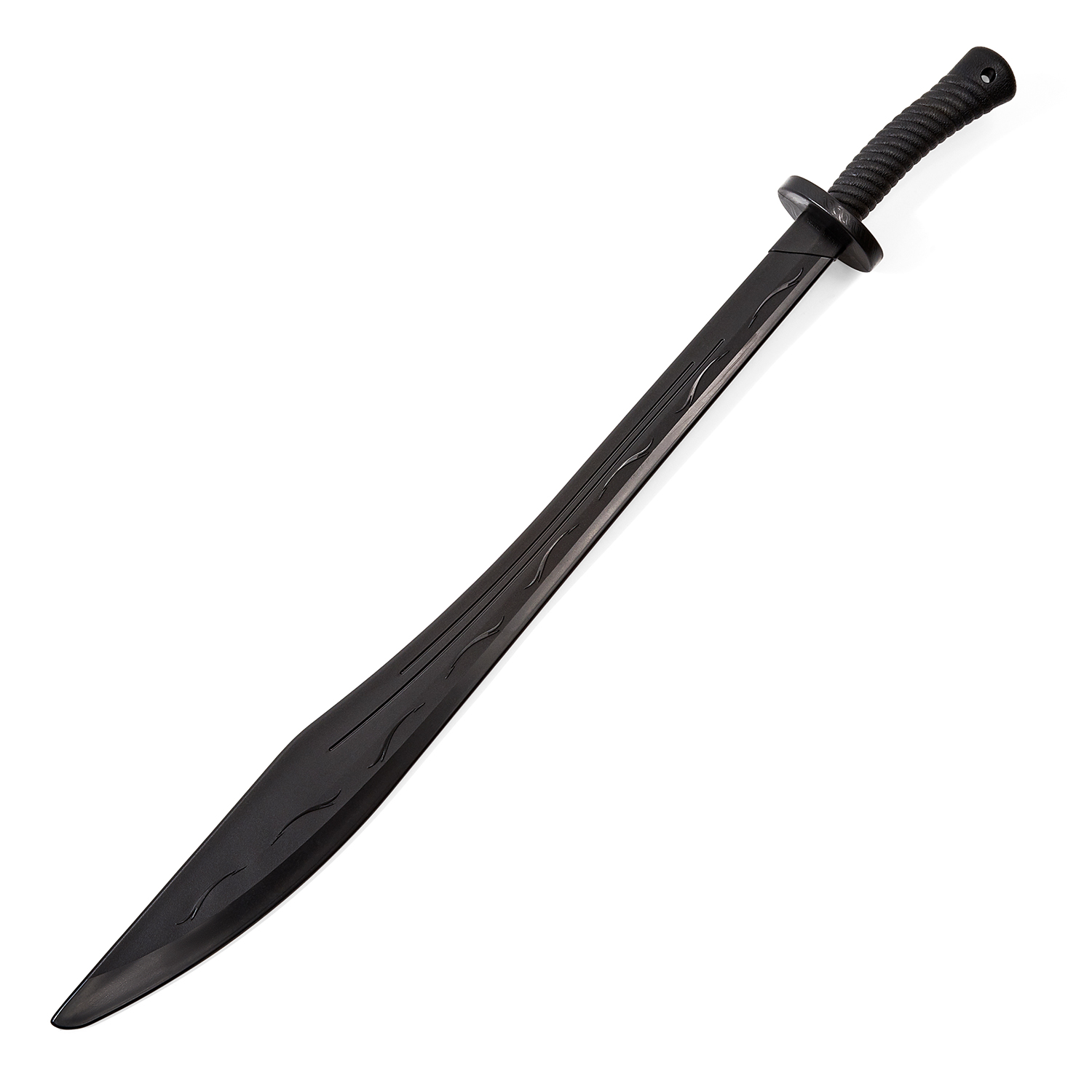 Black Polypropylene Kung Fu BroadSword - 37\"- TT