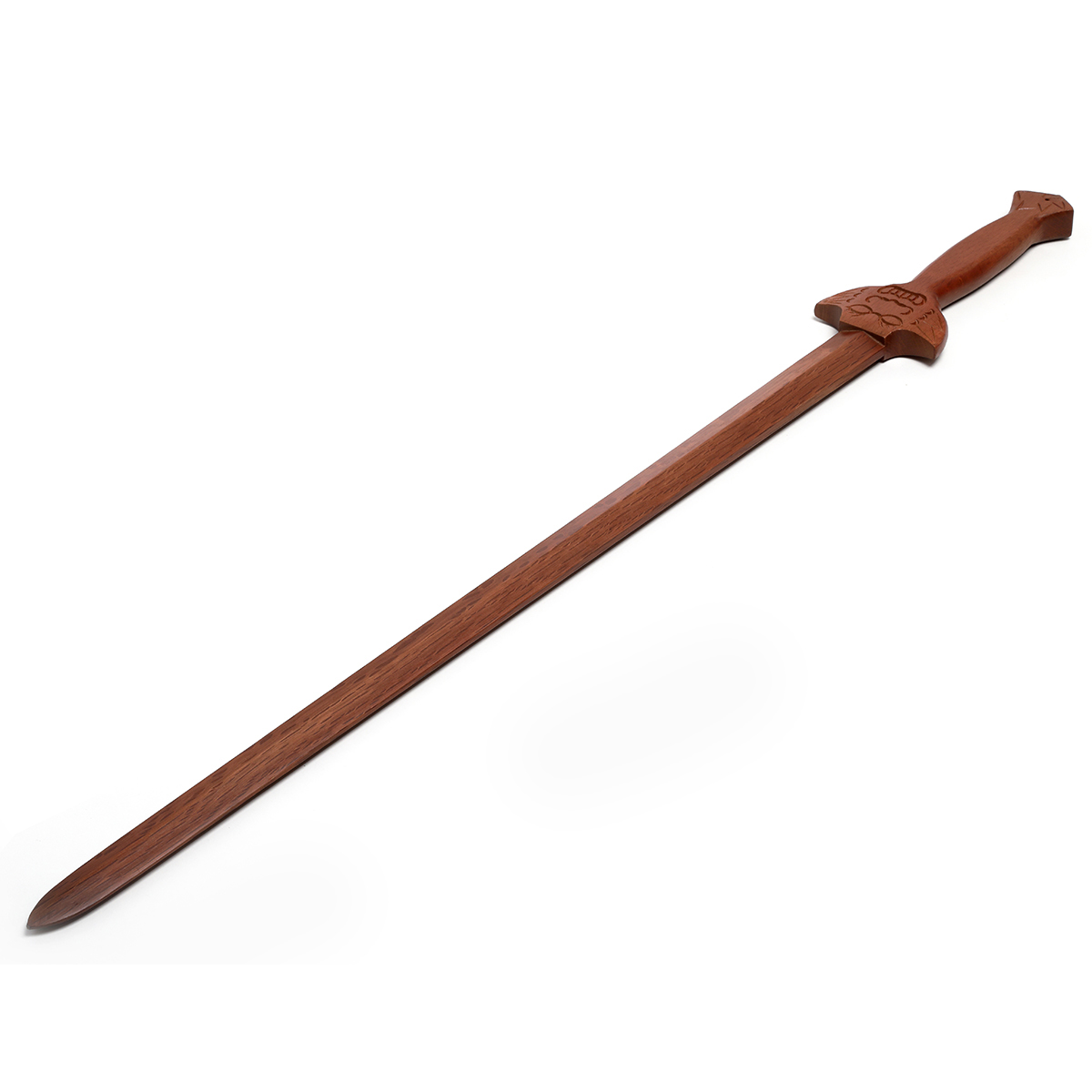 Wooden Tai Chi Sword One Piece Lion Head - 38" - PRE ORDER - Click Image to Close