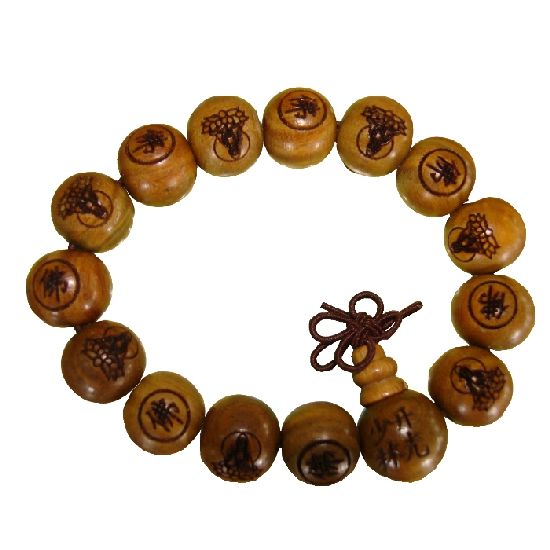 Shaolin Prayer Bracelet Beads - Click Image to Close
