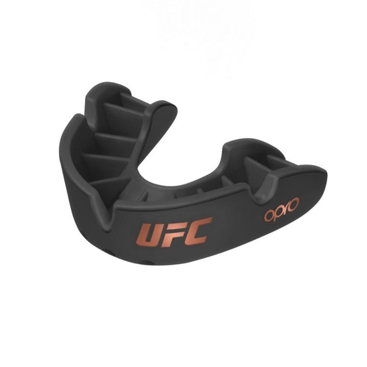 Opro UFC Kids Bronze Self Fit Mouth Guard - Black - Click Image to Close