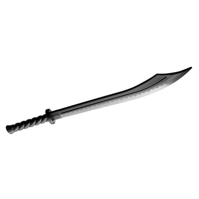 Black Polypropylene Kung Fu BroadSword 33" - TT - Click Image to Close