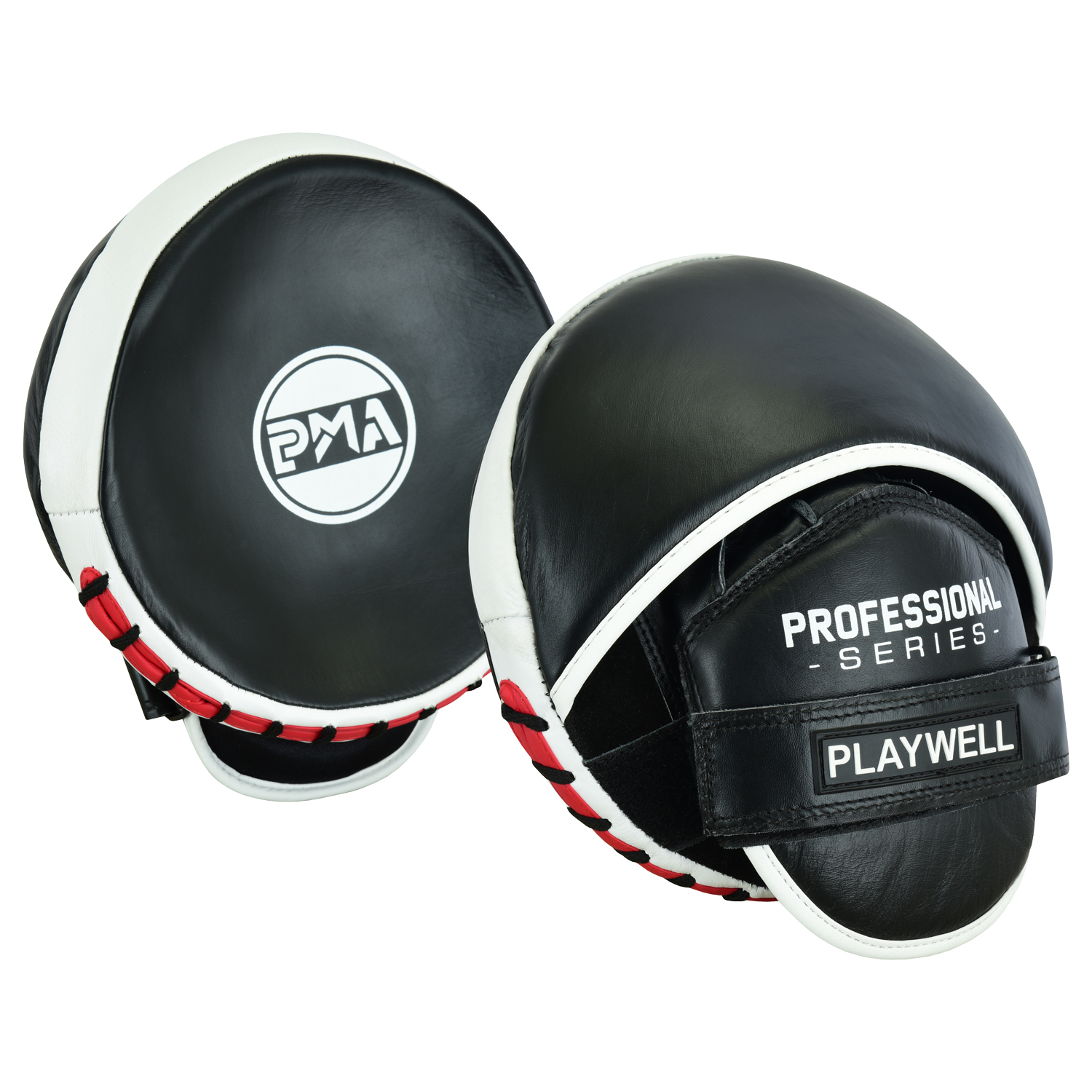 Playwell Pro Series Leather Boxing Precision Focus Pads - Click Image to Close
