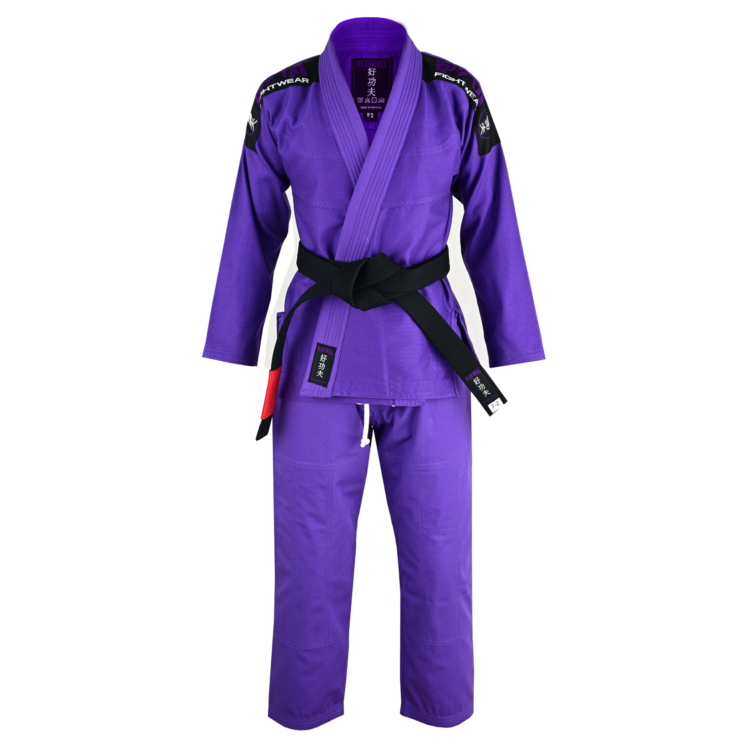 Playwell Adults Ladies Pro Elite BJJ Jiu Jitsu Gi - Purple - Click Image to Close