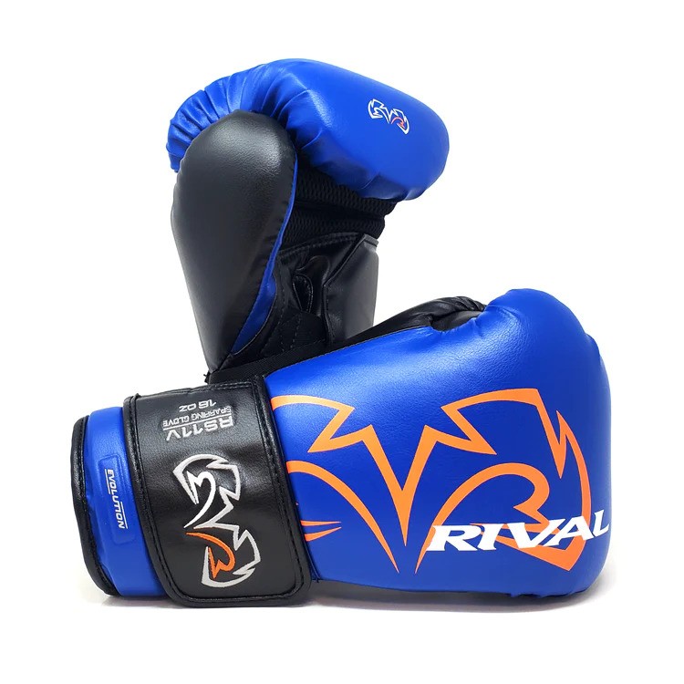 Rival Boxing RS11V Evolution Sparring Gloves - Blue - Click Image to Close