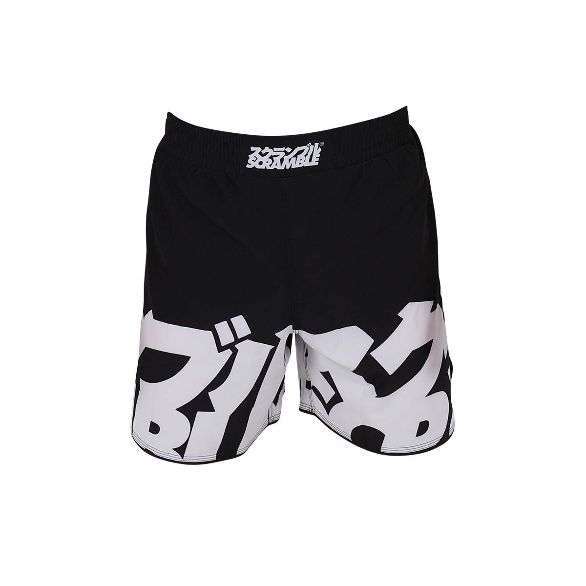 Scramble Baka Grappling Fight Shorts - Black - Click Image to Close