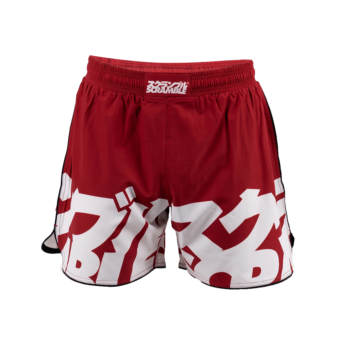 Scramble Baka Grappling Fight Shorts - Red - Click Image to Close