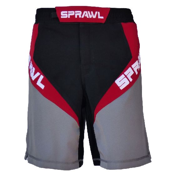 sprawl fusion 3 series fight shorts black red new 2015 sprawl shorts size chart