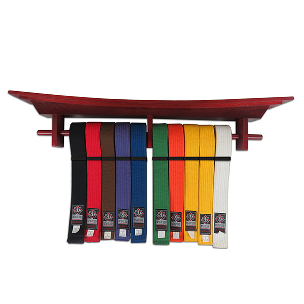 Martial Arts Tori Gate Belt Display - Click Image to Close