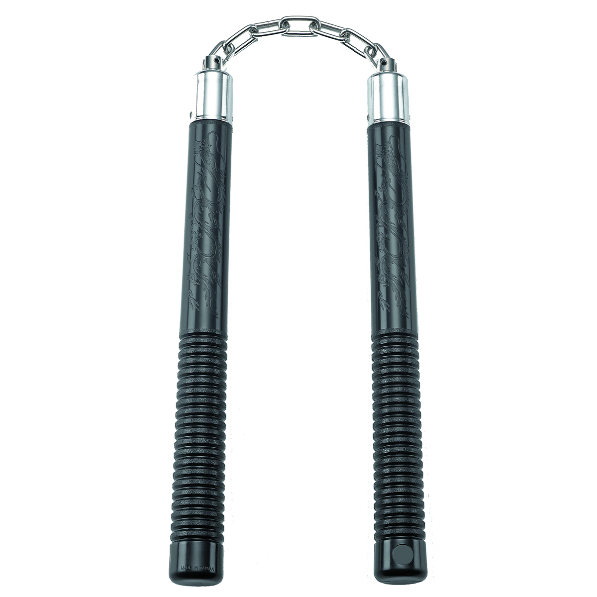 Black Polypropylene Full Contact Nunchucks - PRE ORDER - Click Image to Close