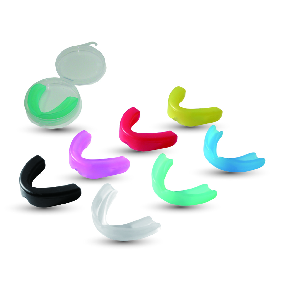 Mouth Guard Gum Shield: Single - W/Case ( B310B ) - Click Image to Close