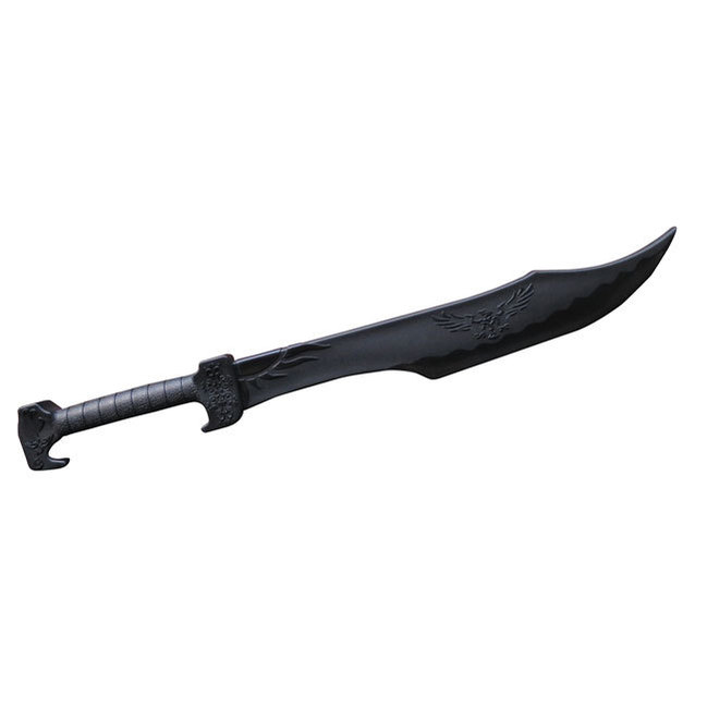 Black Polypropylene Full Contact Warrior Spartan Sword - TT - Click Image to Close