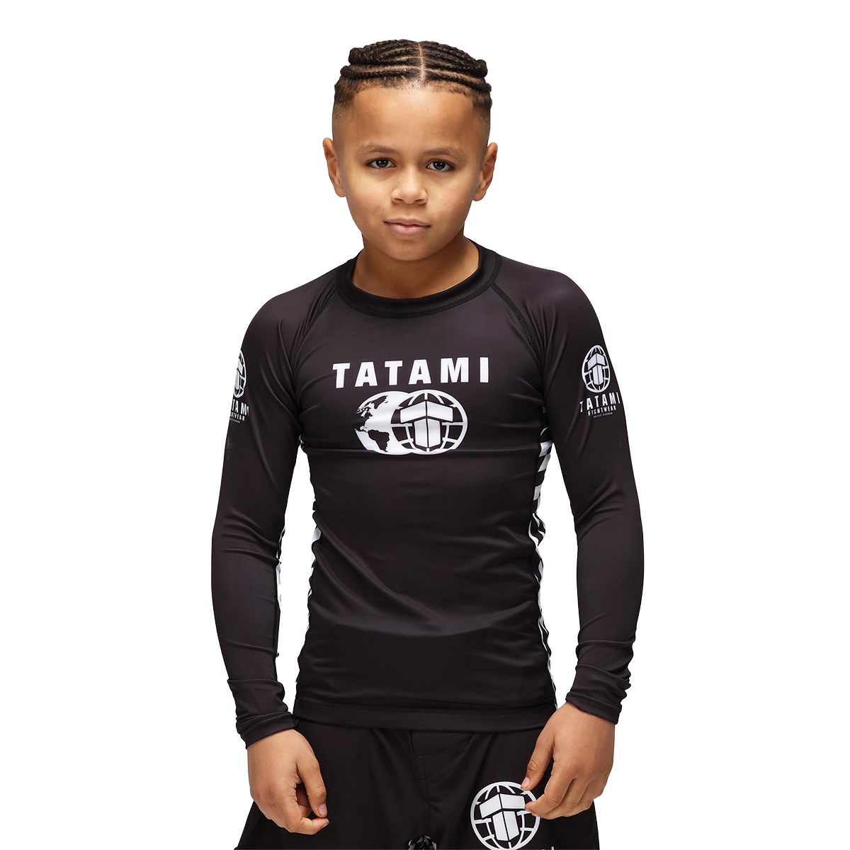 Tatami Kids Raid Long Sleeve Rash Guard - Click Image to Close