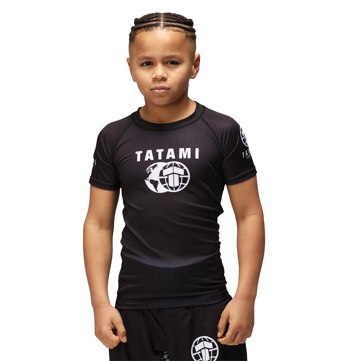 Tatami Kids Raid Short Sleeve Rash Guard - Click Image to Close