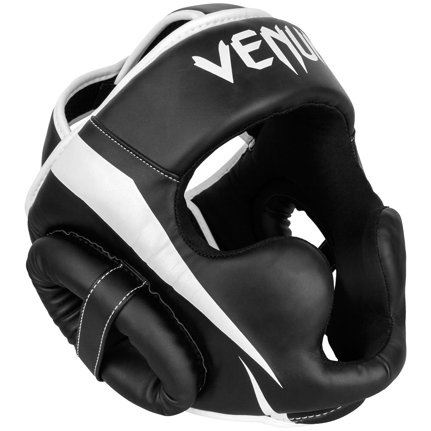 Venum Boxing MMA Elite Head Guard - Black/White - Click Image to Close