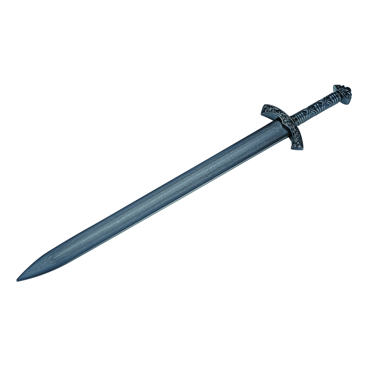 Black Polypropylene Full Contact Viking Sword - 37.5" - Click Image to Close
