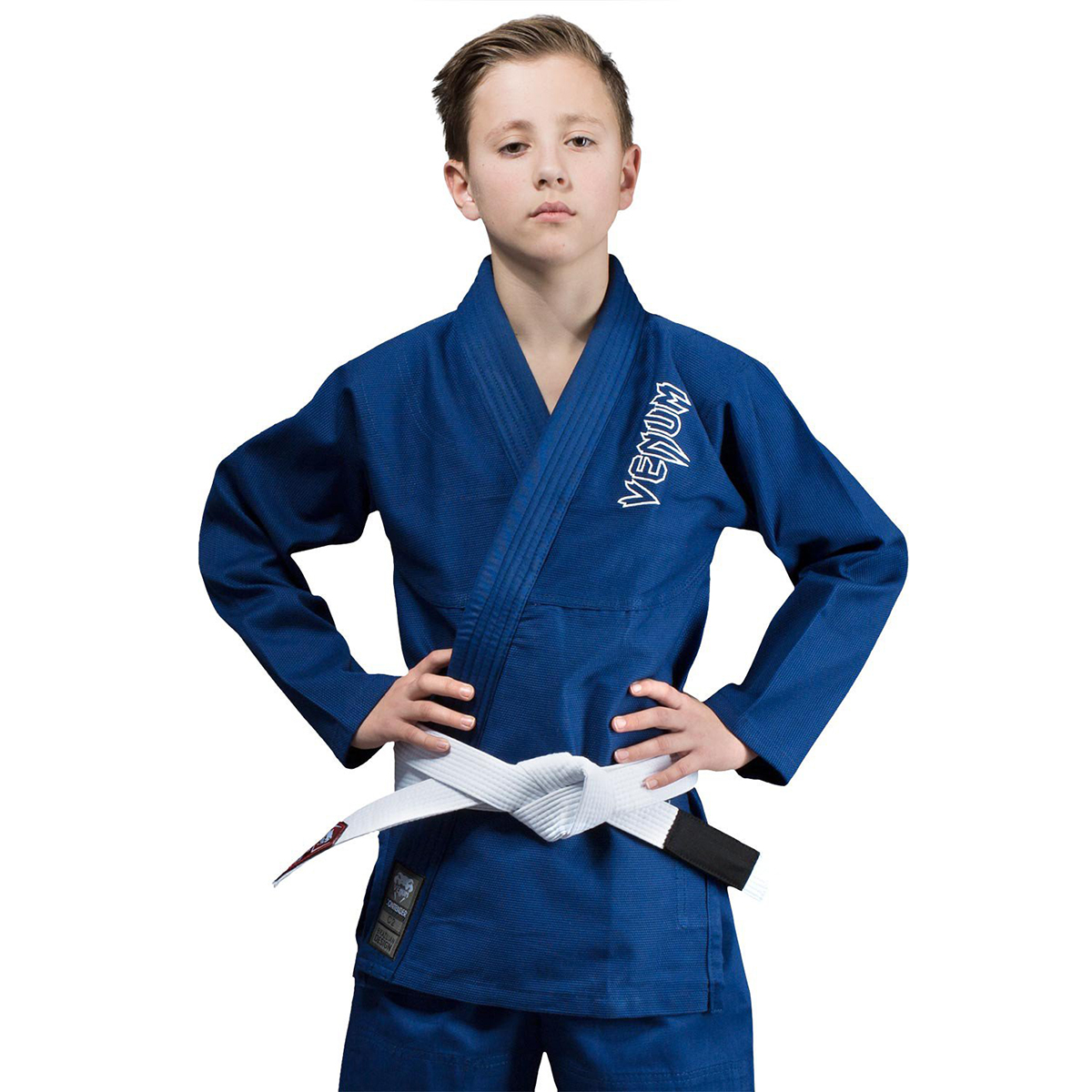 Venum Kids Contender Jiu Jitsu Gi - Blue - Click Image to Close