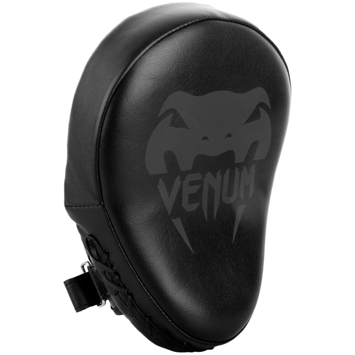Venum Light Curved Boxing Focus Mitts - Black - Click Image to Close