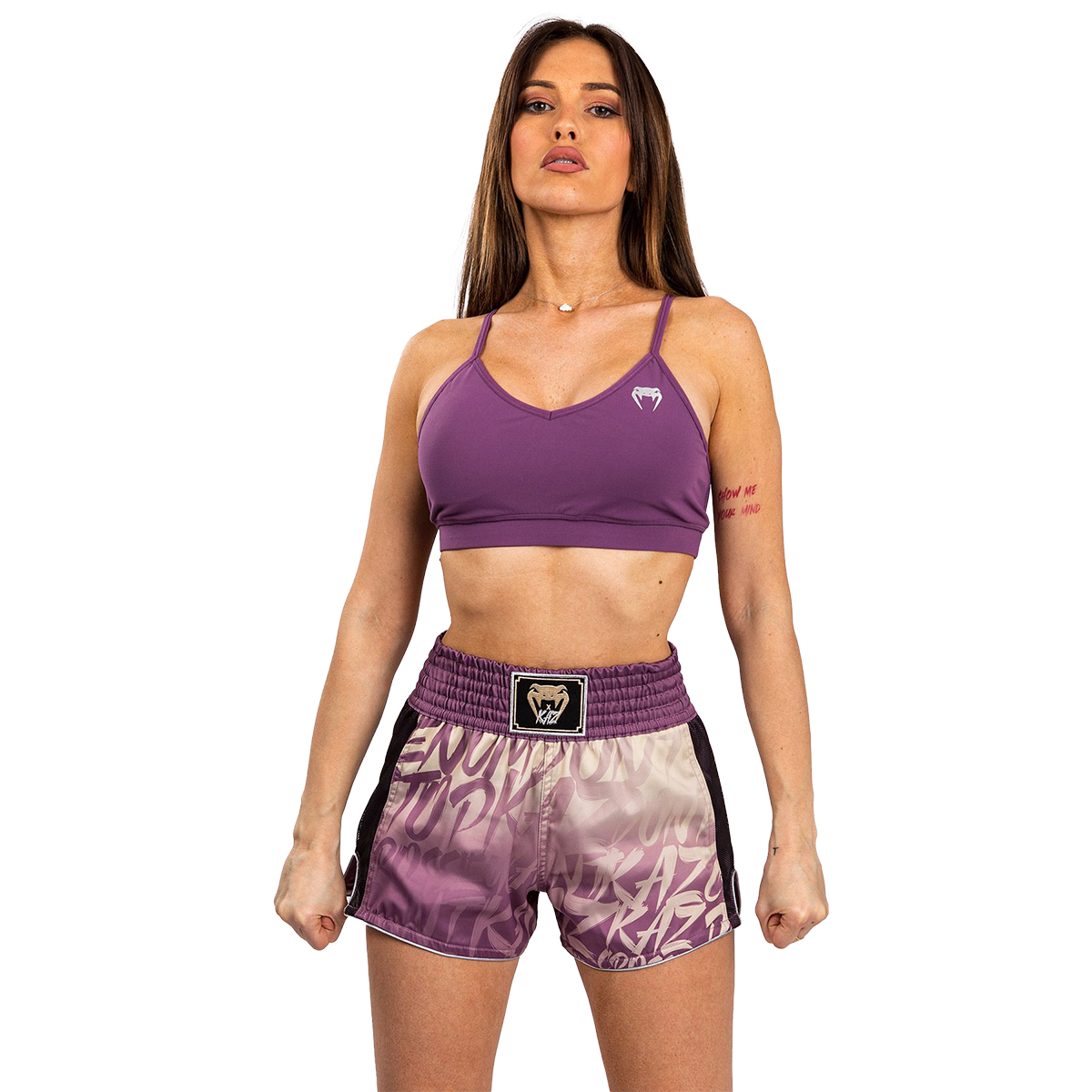 Venum X Kaz Muay Thai Shorts - Purple - Click Image to Close