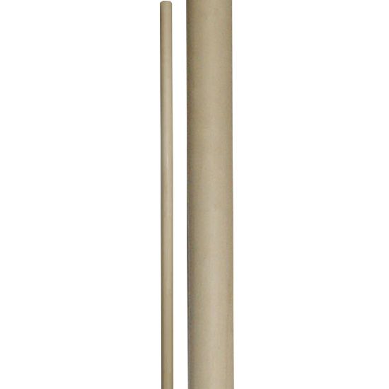 Bo Staff White Waxed Tapered Both End - 60" - Click Image to Close