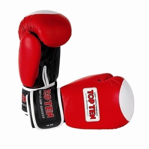 Top Ten WAKO Approved Boxing Gloves - Red - Click Image to Close