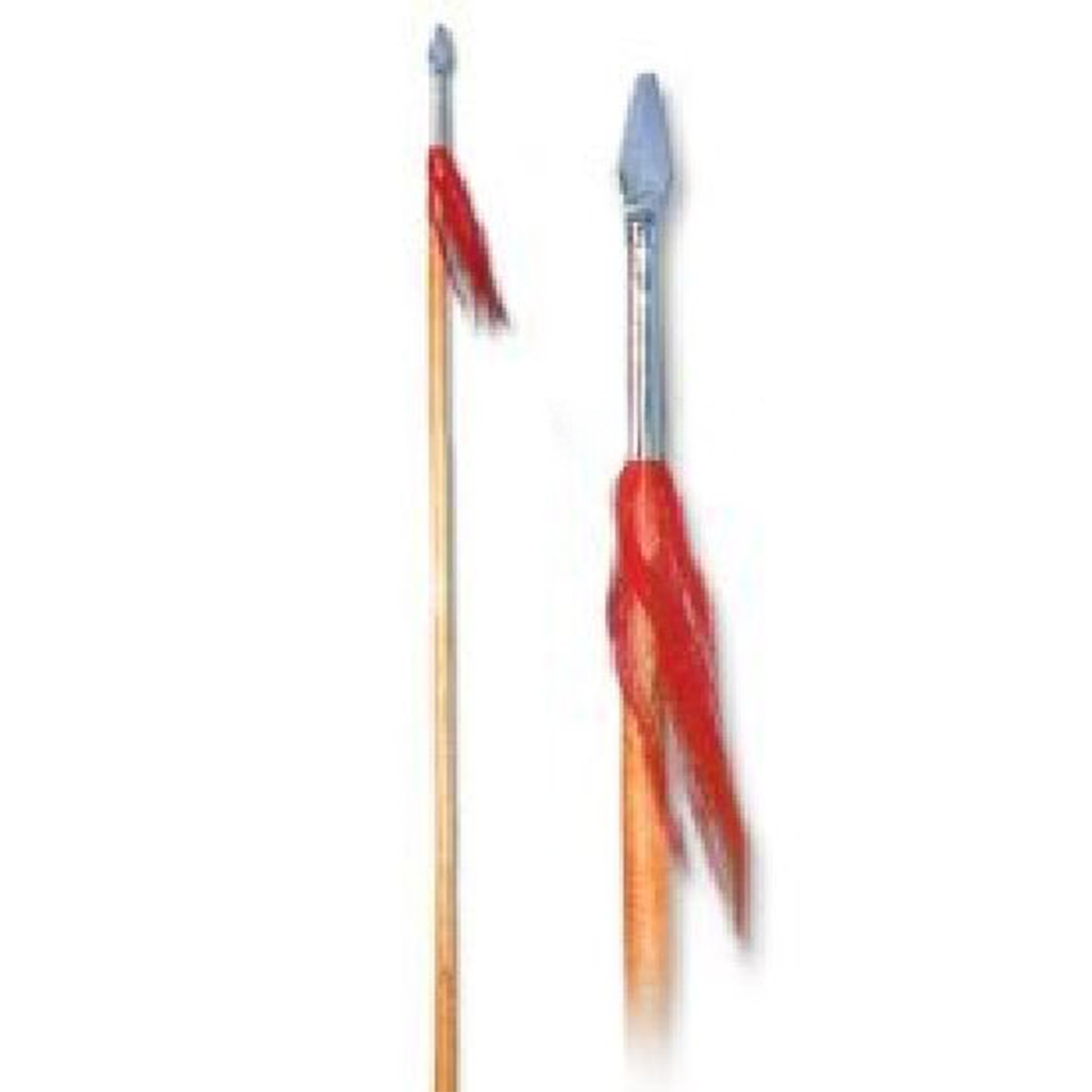 Wushu Waxwood Single Spear head Stick 80" - Click Image to Close