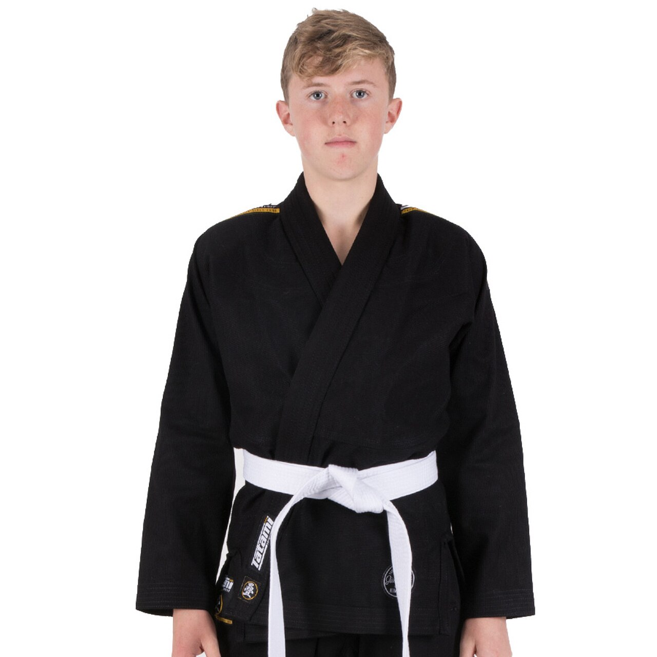 Tatami Kids Nova Absolute Jiu Jitsu Gi - Black - Click Image to Close