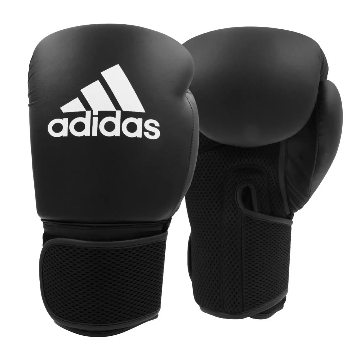 Adidas Hybrid 25 Mesh Boxing Gloves - Black - Click Image to Close
