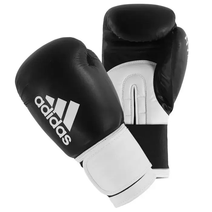 Adidas Hybrid 100 Mens Boxing Gloves - Black - Click Image to Close