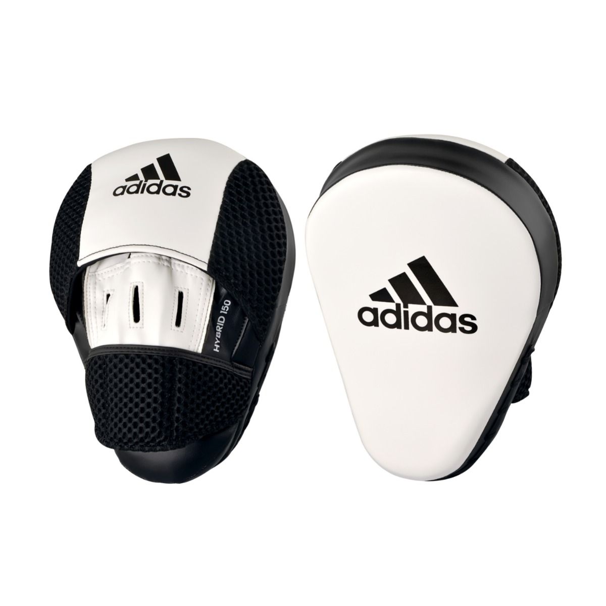 Adidas Hybrid 150 Curved Focus Mitts - Pair - Click Image to Close