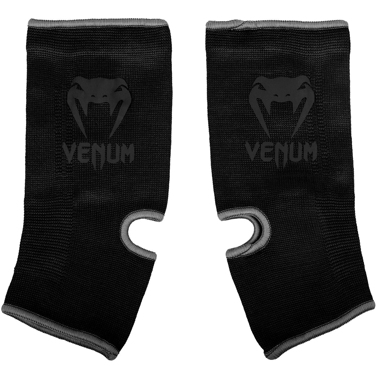 Venum Muay Thai Ankle Supports - Black/Black - Click Image to Close
