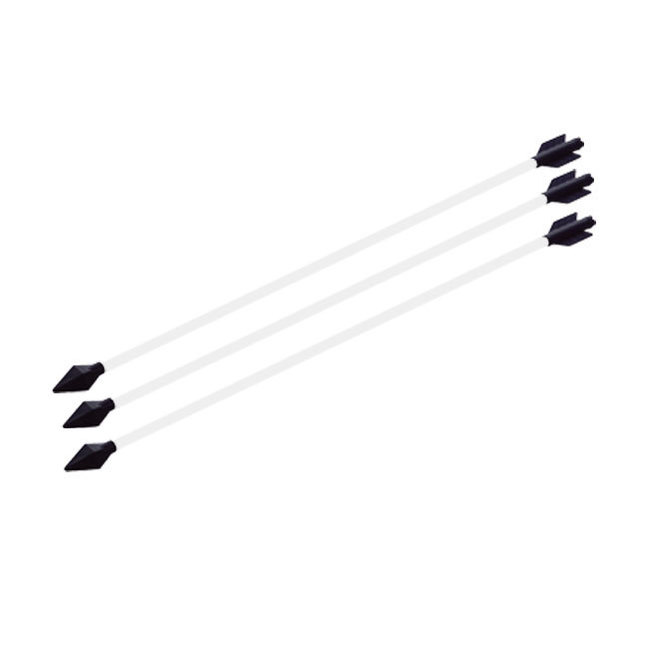 Black Polypropylene Spare Arrows - Click Image to Close