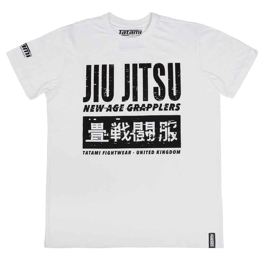Tatami White Ju Jitsu T shirt - Click Image to Close