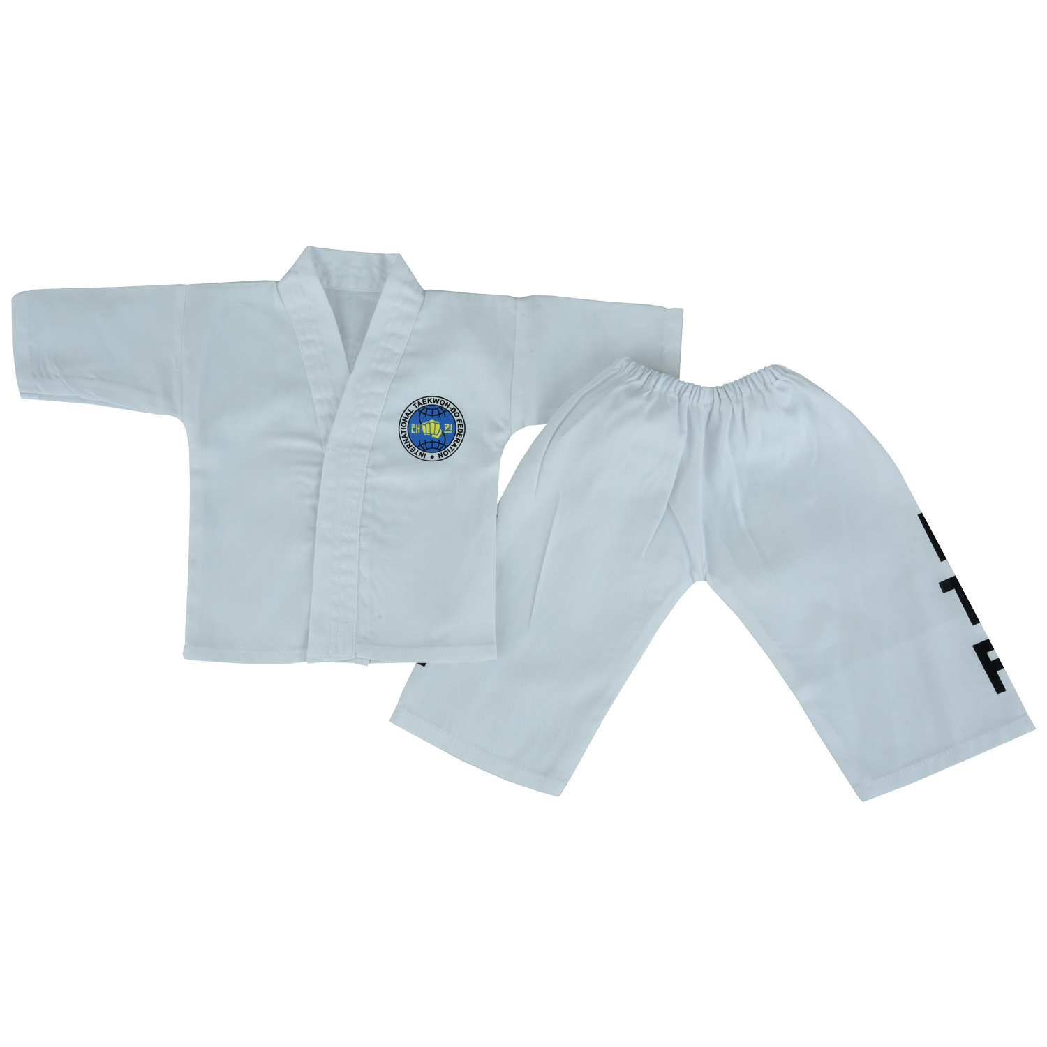 Baby ITF Taekwondo Suit - White (Infant Uniform) - Click Image to Close