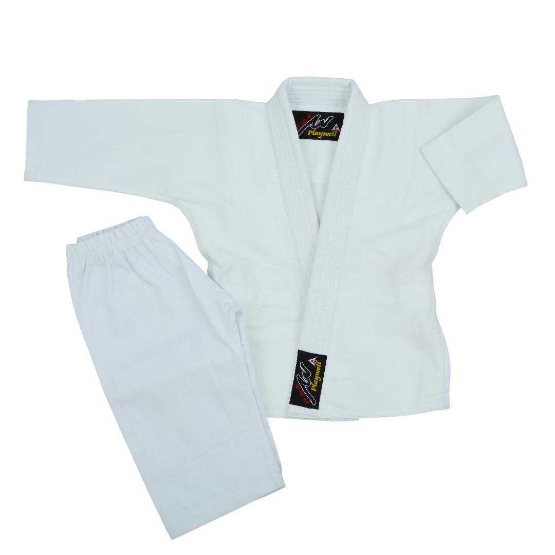Baby Jiu Jitsu Gi - White - Click Image to Close