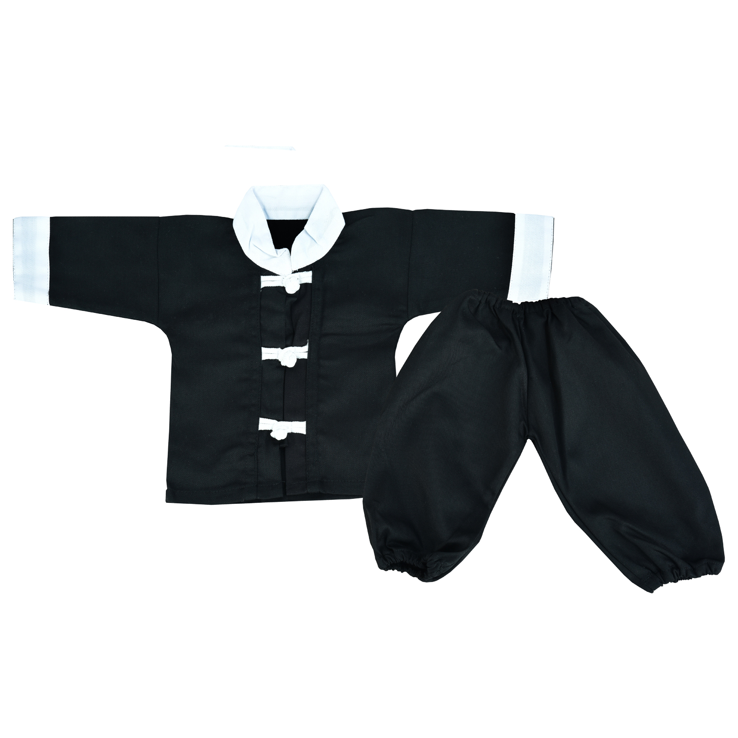Baby Kung Fu Suit - Black (Infant Uniform) - Click Image to Close