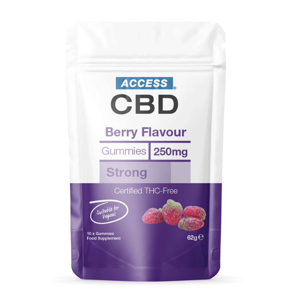 Access CBD Gummies - Berry Flavour - 250mg - Click Image to Close