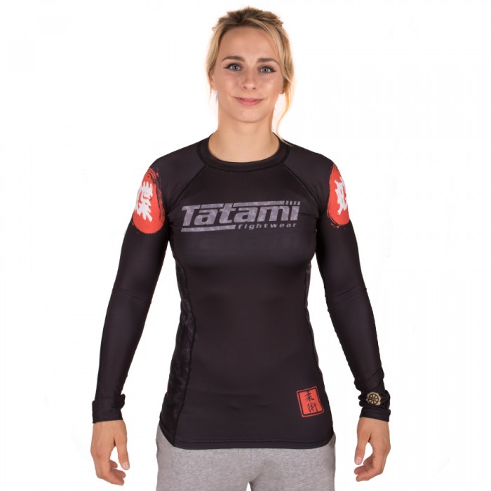Tatami Ladies Butterfly Rash Guard - Click Image to Close