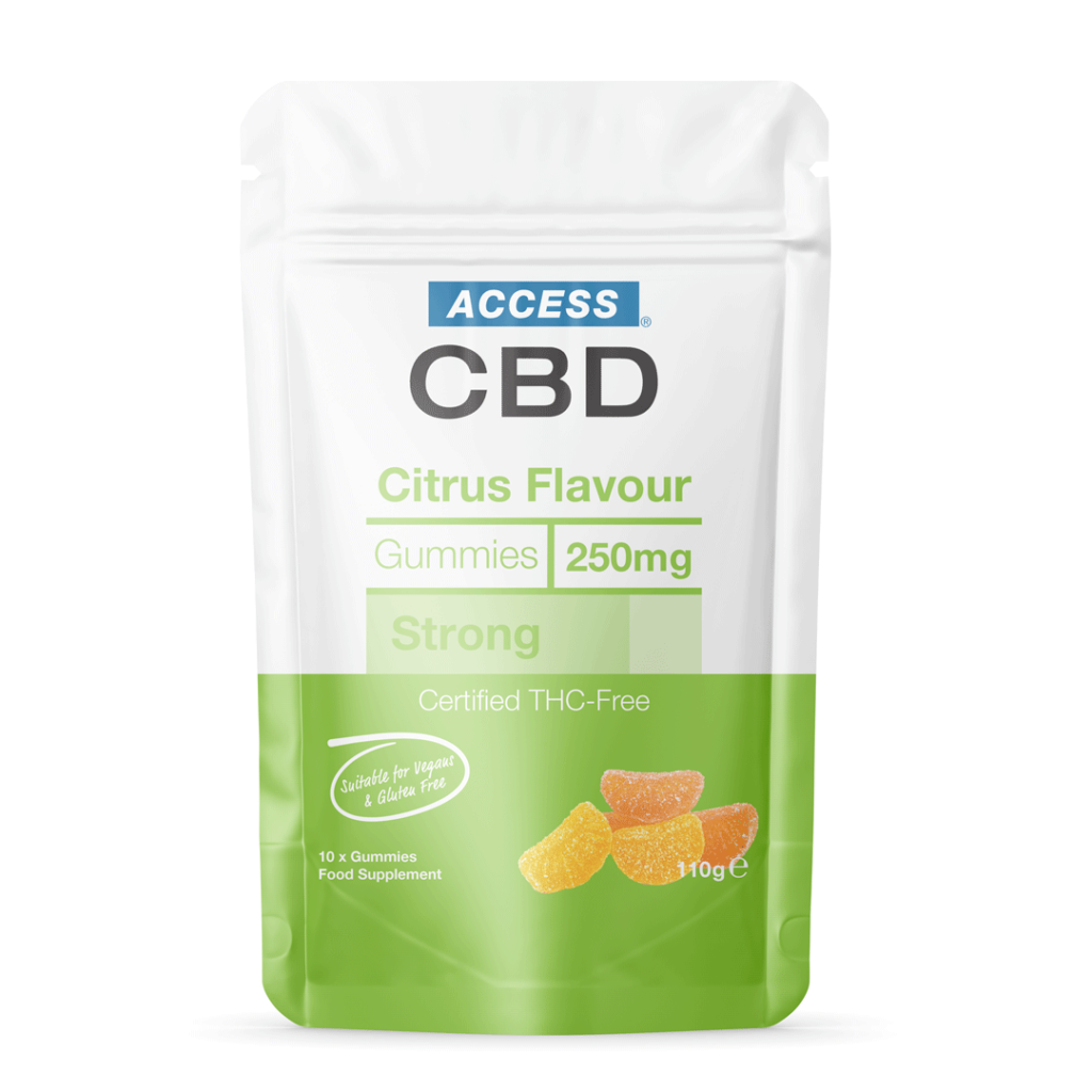 Access CBD Gummies - Citrus Flavour - 250mg - Click Image to Close
