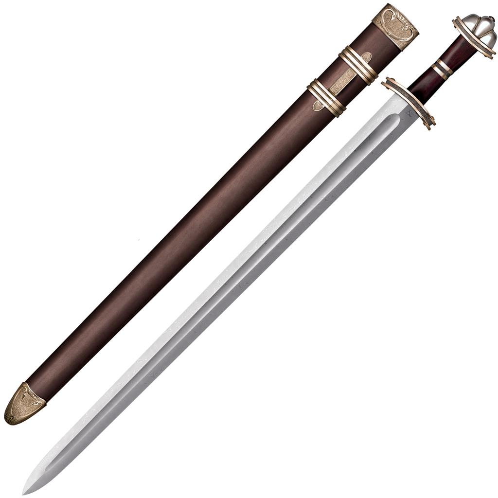 Cold Steel Damascus Viking Sword - Click Image to Close