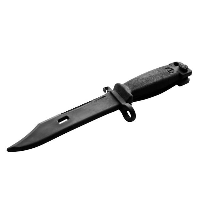 TPR Rubber "Rambo" Training Knife - (E449) - Click Image to Close