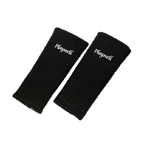 Elasticated Black Full Contact Forearm Guard (Padded Both Sides) - Click Image to Close