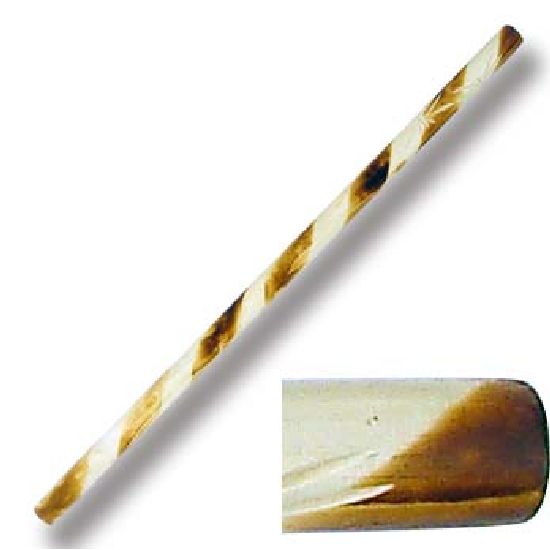 Escrima Stick White Wax Spiral Pattern - Click Image to Close