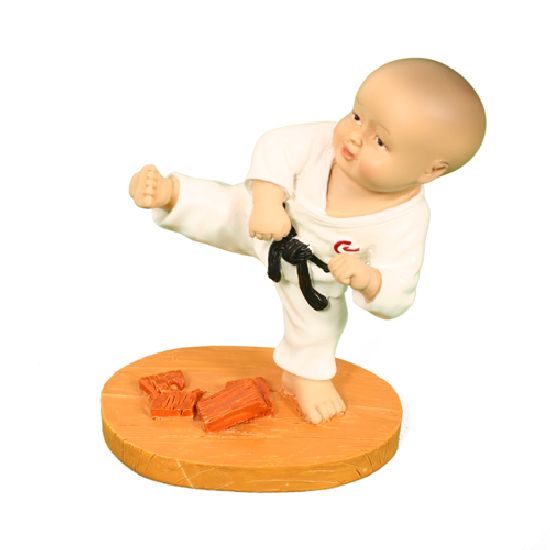 Karate Figure Kick No 1 - H912 - Click Image to Close