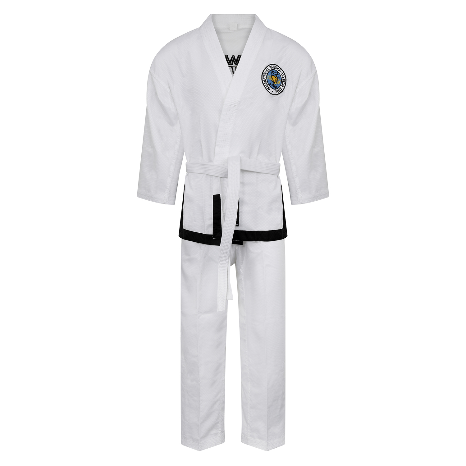 Elite Ultra Light ITF Taekwondo Black Belt Fighter suit - Click Image to Close
