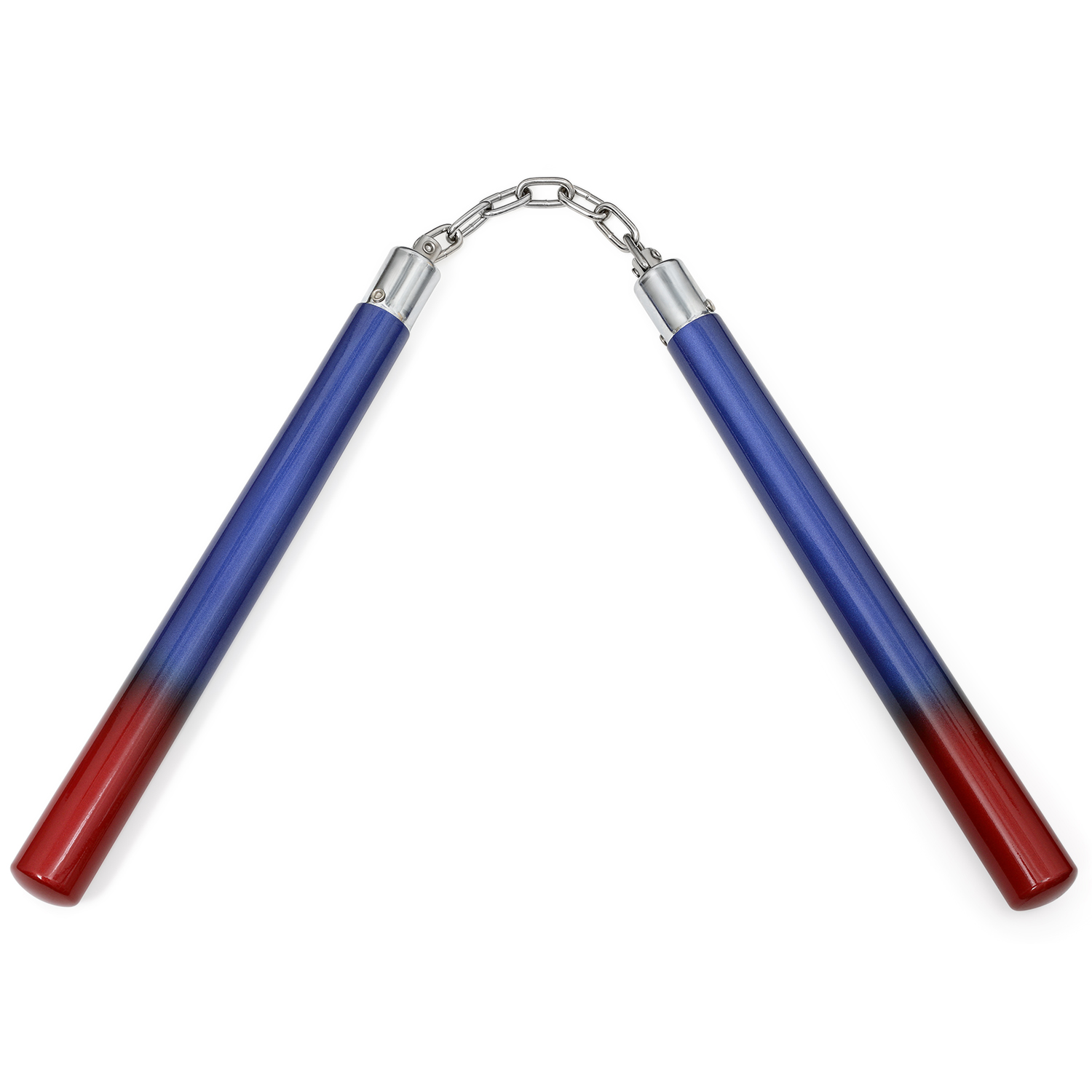 NR-046: Graphite Nunchaku / BB: Red / Blue - Click Image to Close