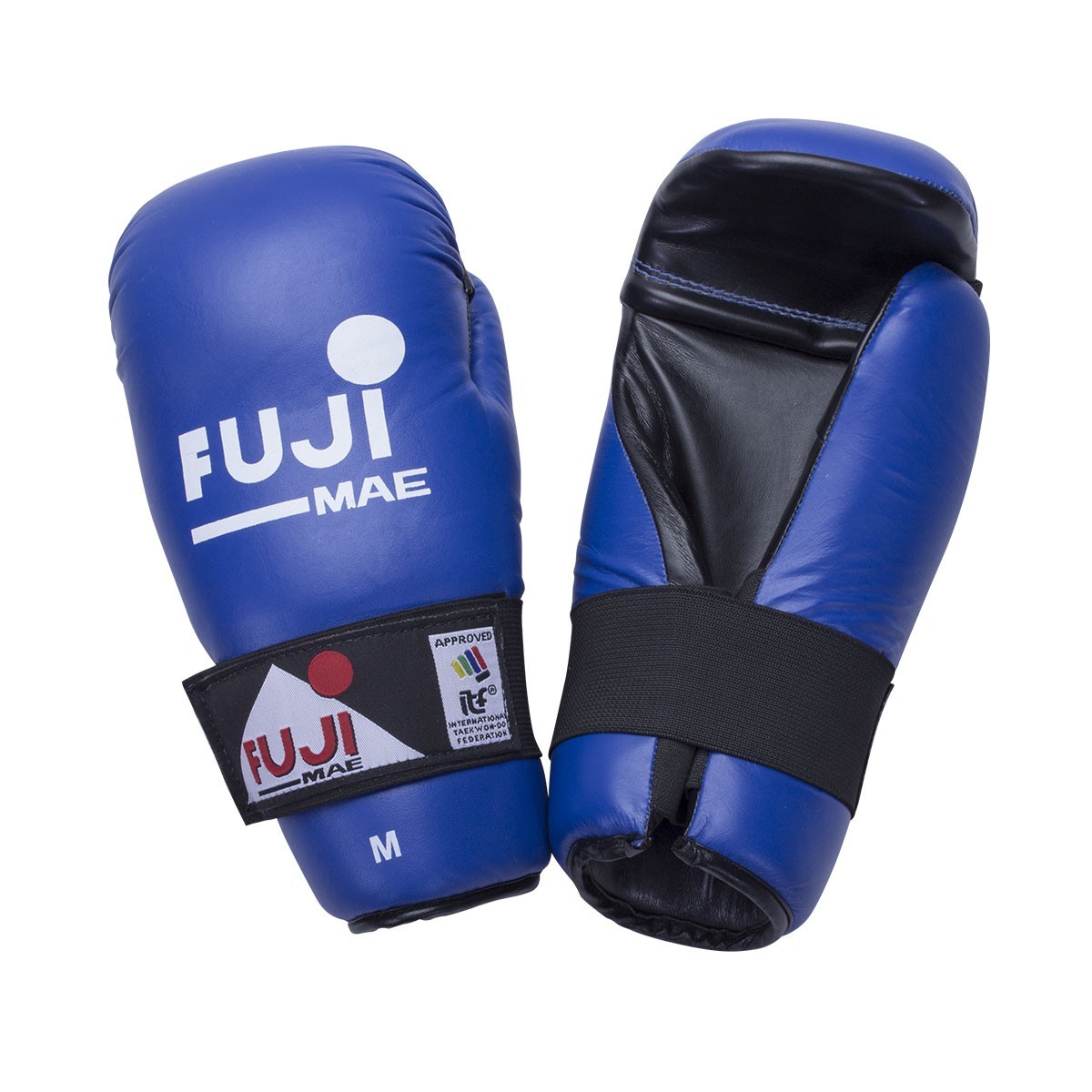 Fuji Mae ITF Approved Point Sparring Gloves Blue - Click Image to Close